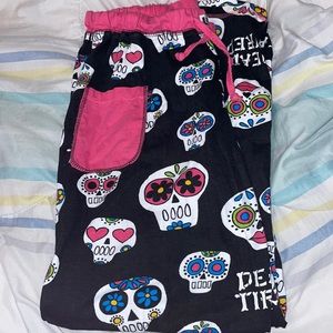 Sugar Skull Lazy One Pajama Pants